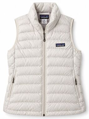 Patagonia White Down Sweater Vest Women's XS